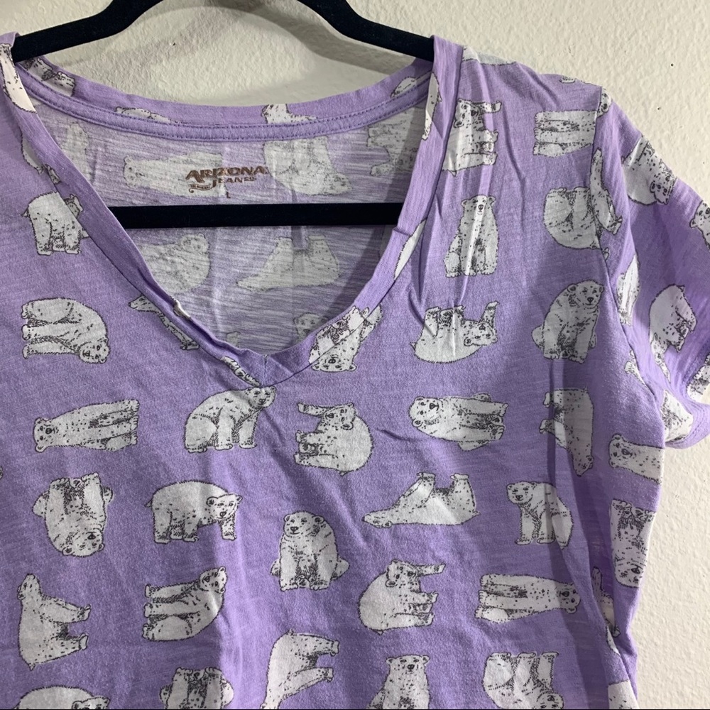 5 for 20 Arizona Jeans Co. polar bear tee - Picture 3 of 6
